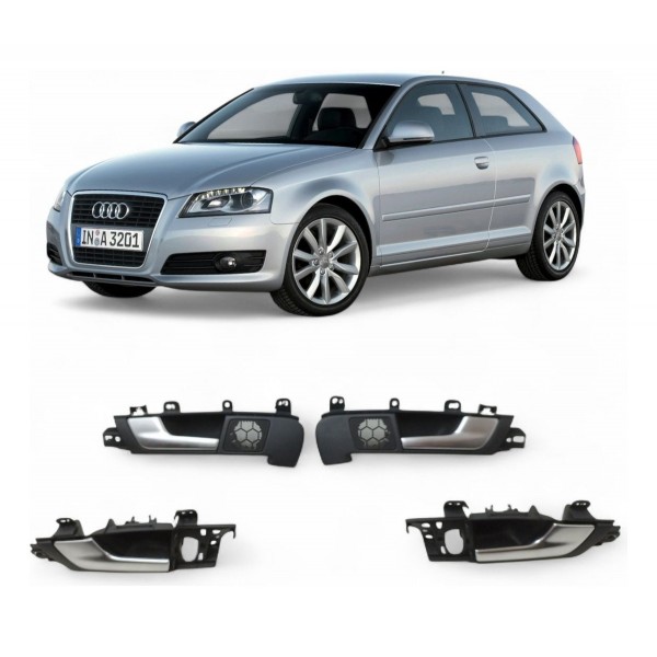 Kit Maçaneta Interna Audi A3 2007 2008 2009 2010 2011
