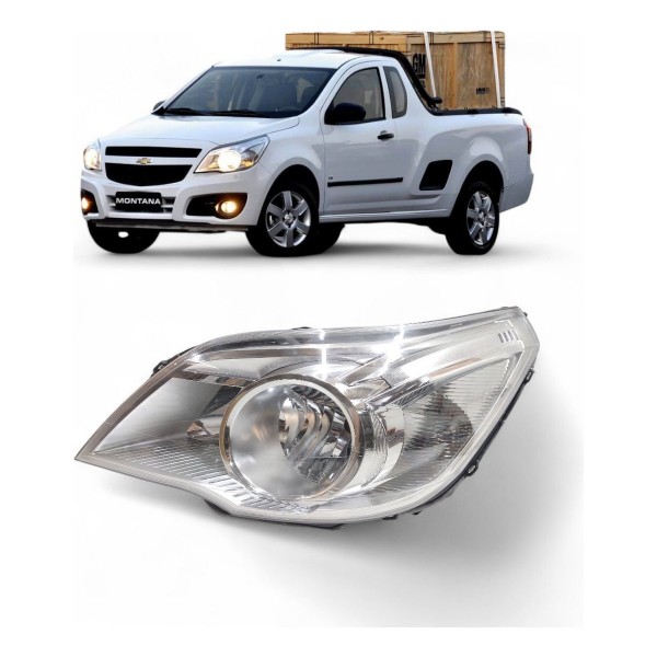 Farol Esquerda Agile Montana 2010 2012 2013 A 2021 Detalhe