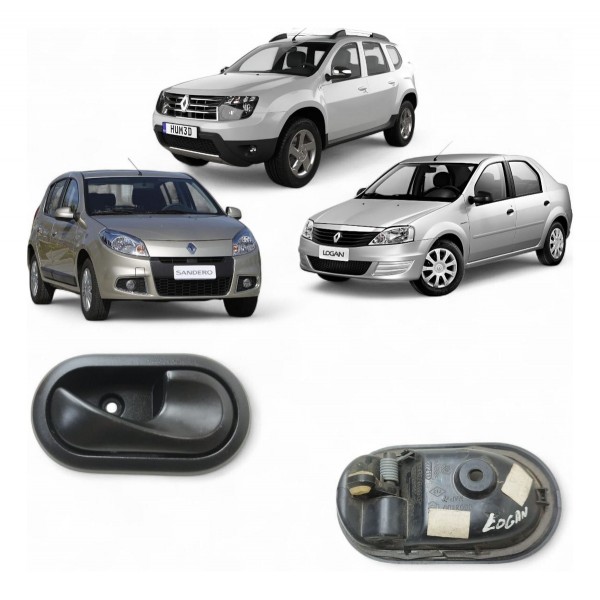Maçaneta Interna Sandero Logan Duster 2009 2010 2011 A 2014