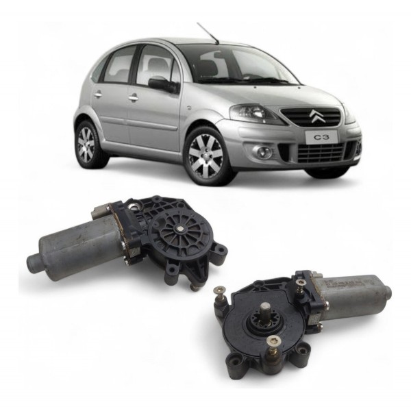 Motor Máquina Vidro Traseira Esquerda Citroen C3 2003 A 2012