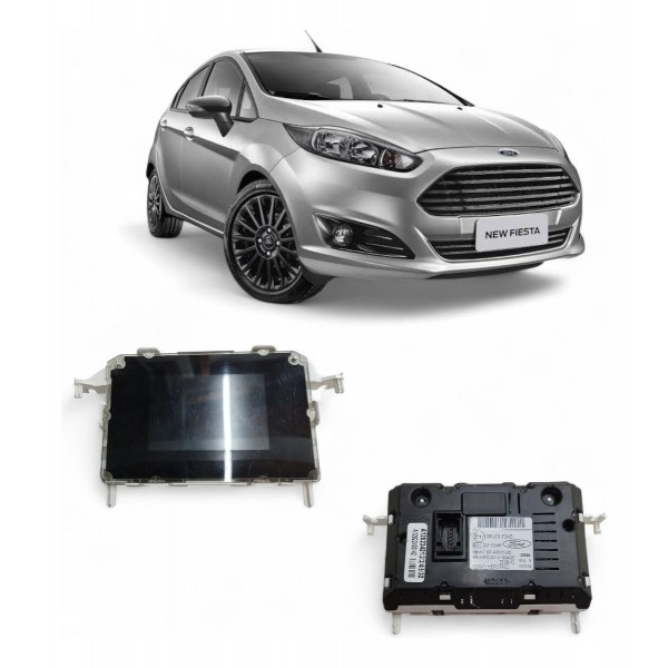 Painel Computador Bordo Ford New Fiesta 2013 2014 2015